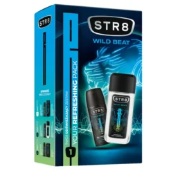 STR8 Wild Beat zapachowy spray z atomizerem 85 ml + dezodorant spray 150 ml