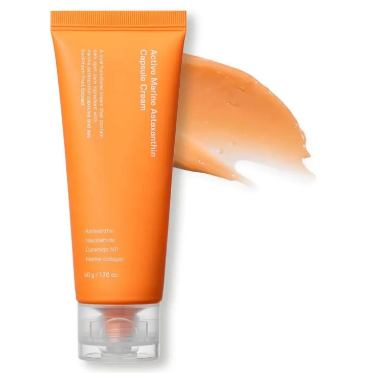 Sungboon Editor Active Marine Astaxanthin Capsule Cream antyoksydacyjny rozświetlający krem do twarzy 50 ml