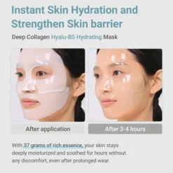 Sungboon Editor Deep Collagen Hyalu-B5 Hydrating Mask nawilżająca maska hydrożelowa do twarzy 37 g