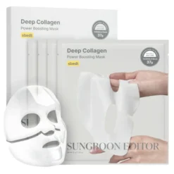 Sungboon Editor Deep Collagen Power Boosting Mask hydrożelowa maseczka kolagenowa na noc 4 x 37 g