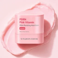 Sungboon Editor PDRN Pink Vitamin Glow Boosting Multi Balm różowy balsam witaminowy do twarzy w sztyfcie 10 g
