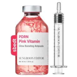 Sungboon Editor PDRN Pink Vitamin Glow Boosting Ampoule rozświetlające serum do twarzy z PDRN 40 ml