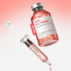 Sungboon Editor PDRN Pink Vitamin Glow Boosting Ampoule rozświetlające serum do twarzy z PDRN 40 ml
