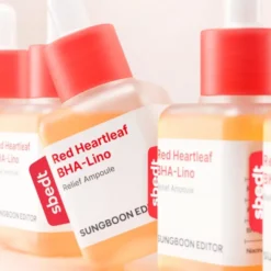Sungboon Editor Red Heartleaf BHA-Lino Relief Ampoule delikatnie złuszczająca ampułka łagodząca z BHA 40 ml