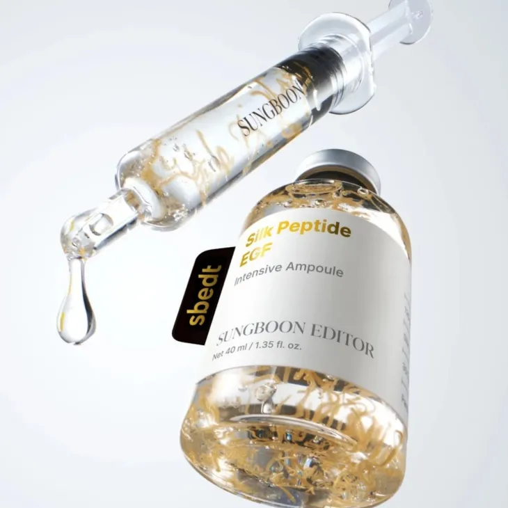 Sungboon Editor Silk Peptide EGF Intensive Ampoule intensywnie regenerująca ampułka z peptydami jedwabiu i EGF 40 ml