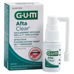 Sunstar GUM Afta Clear spray do jamy ustnej na afty i pleśniawki 15 ml