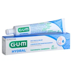 Sunstar GUM Hydral łagodna pasta do zębów dla osób z problemem suchości jamy ustnej 75 ml