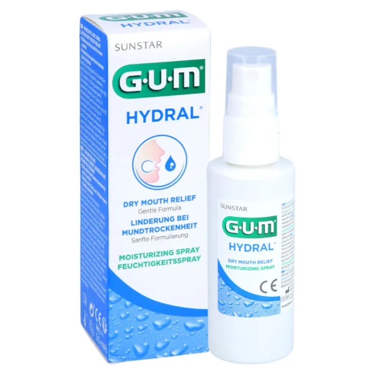 Sunstar GUM Hydral nawilżający spray na suchość jamy ustnej 50 ml