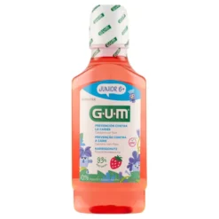 Sunstar GUM Monster Junior 6+ płyn do płukania jamy ustnej dla dzieci o smaku truskawkowym 300 ml