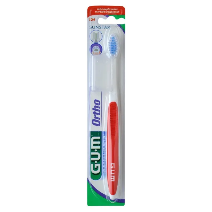 Sunstar GUM Ortho 124 miękka szczoteczka ortodontyczna