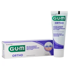 Sunstar GUM Ortho pasta do zębów dla osób z aparatem ortodontycznym 75 ml