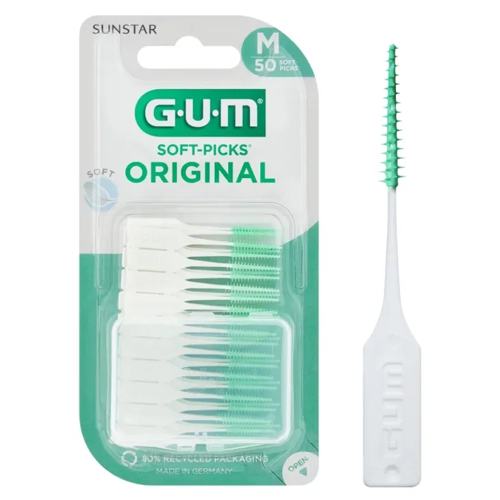 Sunstar GUM Soft-Picks Original gumowe szczoteczki międzyzębowe M 50 sztuk
