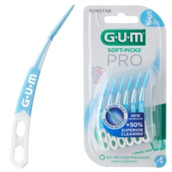 Sunstar GUM Soft-Picks PRO ultra miękkie gumowe szczoteczki międzyzębowe S 30 sztuk