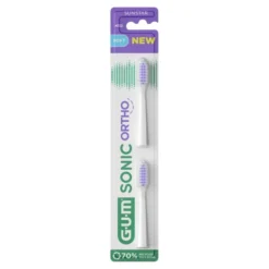 Sunstar Gum Sonic Ortho końcówki do szczoteczki sonicznej 2 sztuki