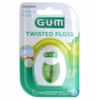 Sunstar GUM Twisted Floss woskowana nić dentystyczna o smaku mięty i zielonej herbaty 30 m
