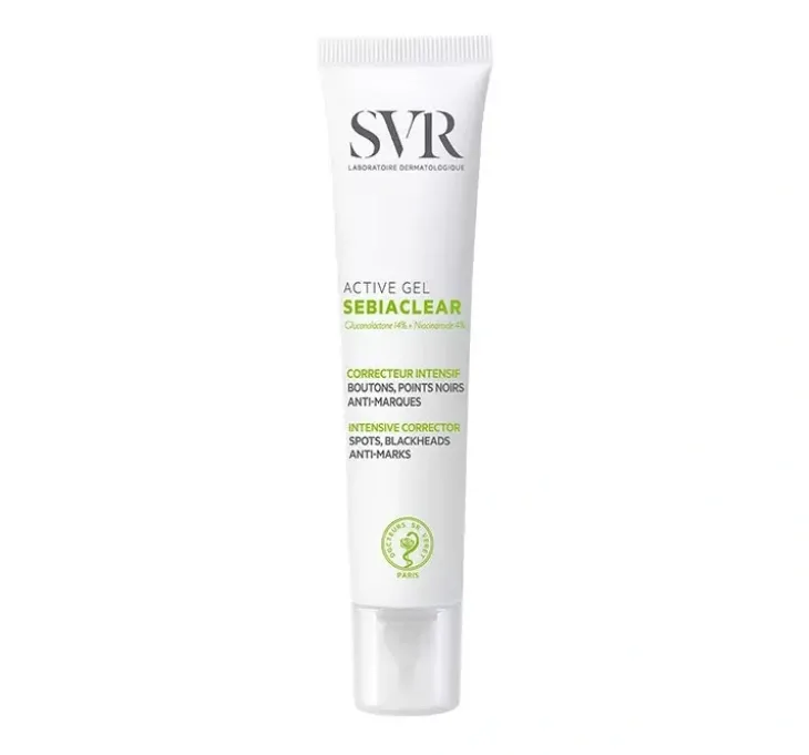 SVR Sebiaclear aktywny żel redukujący niedoskonałości 40 ml