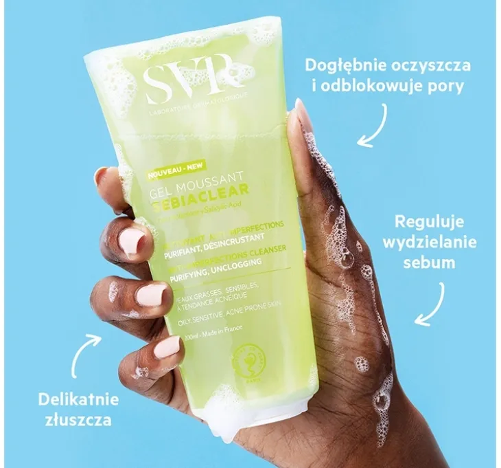 SVR Sebiaclear oczyszczający żel do mycia 200 ml