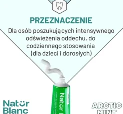 Sylveco Natur Blanc odświeżająca pasta do zębów Arctic Mint 100ml