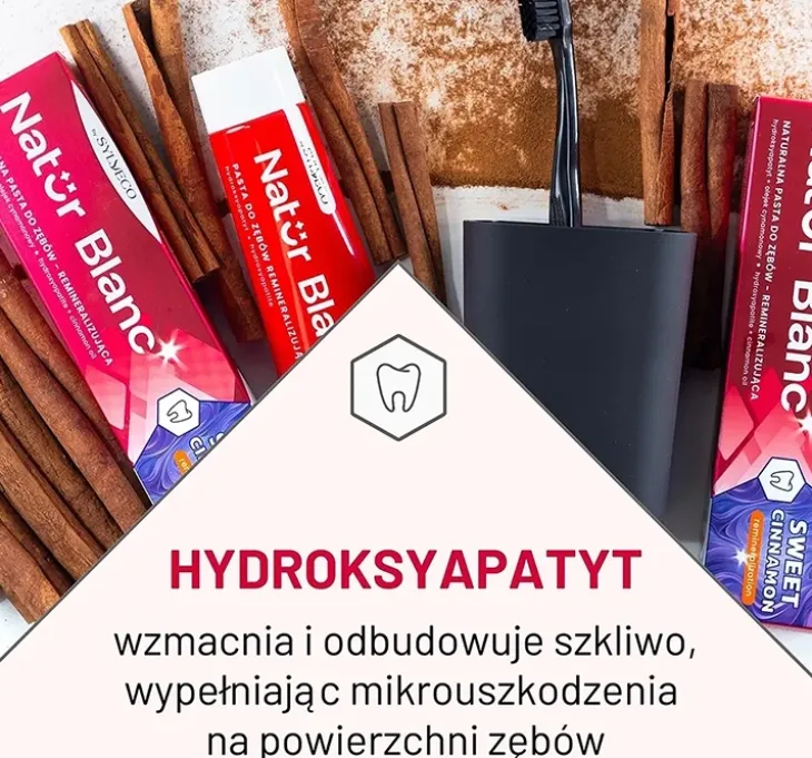 Sylveco Natur Blanc remineralizująca pasta do zębów Sweet Cinnamon 100ml