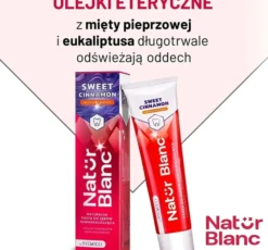 Sylveco Natur Blanc remineralizująca pasta do zębów Sweet Cinnamon 100ml