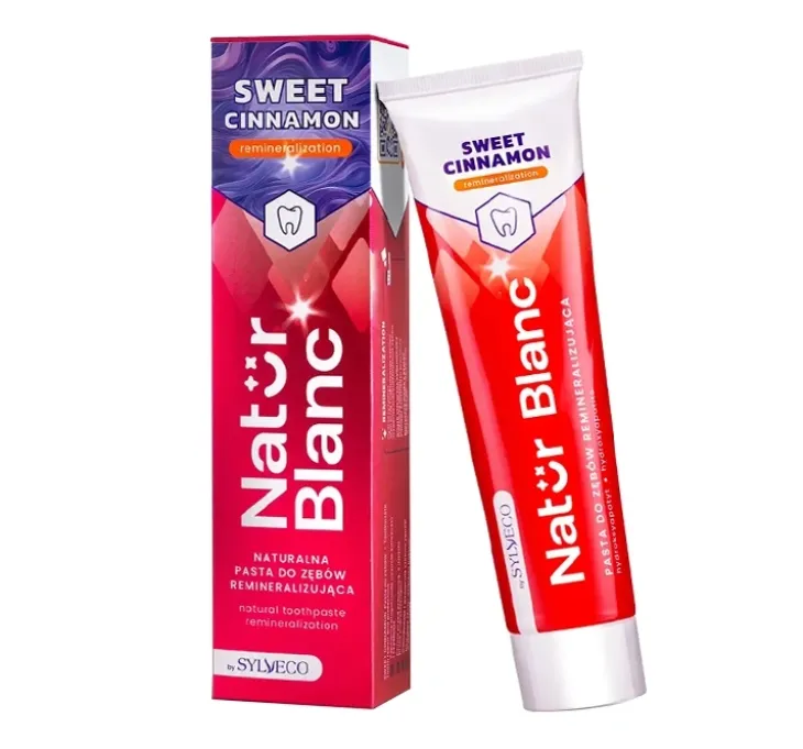Sylveco Natur Blanc remineralizująca pasta do zębów Sweet Cinnamon 100ml