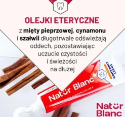 Sylveco Natur Blanc remineralizująca pasta do zębów Sweet Cinnamon 100ml