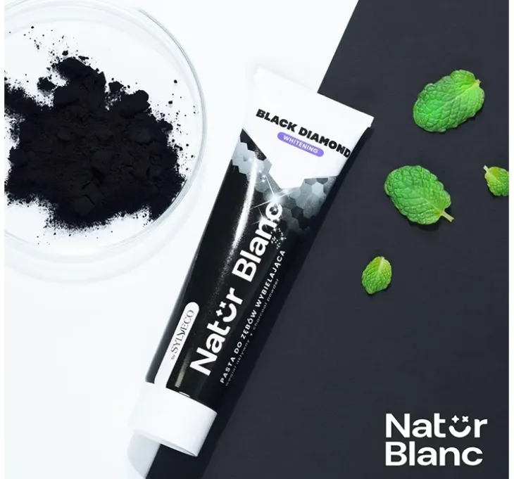 Sylveco Natur Blanc wybielająca pasta do zębów Black Diamond 100ml