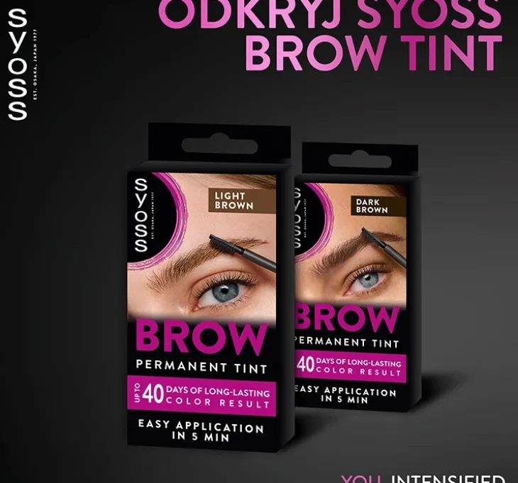 Syoss Brow zestaw do permanentnego koloryzowania brwi Jasny Brąz