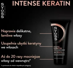 Syoss Intense Keratin intensywna odżywka do włosów słabych i łamliwych 250ml