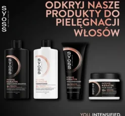 Syoss Intense Keratin szampon do włosów łamliwych 440ml