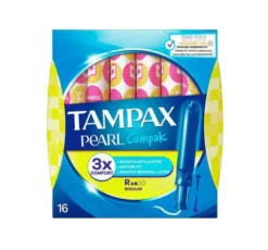 TAMPAX COMPAK PEARL REGULAR TAMPONY 16 SZTUK