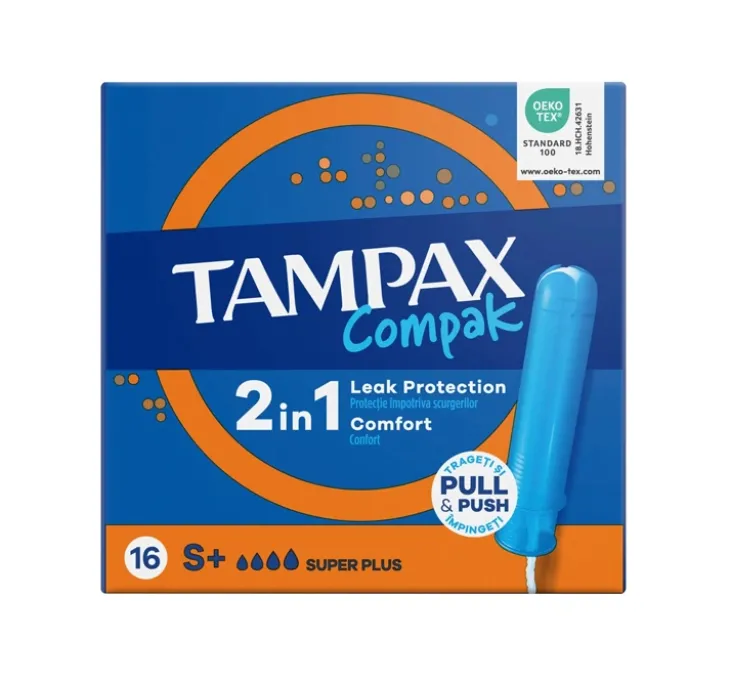 Tampax Compak Super Plus tampony 16 sztuk