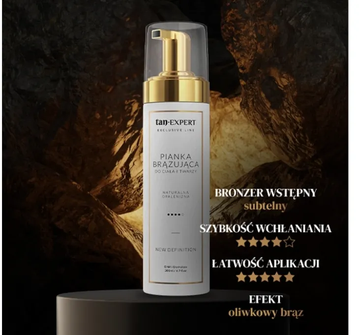 Tanexpert Exclusive Line brązująca pianka do twarzy i ciała New Definition 200ml