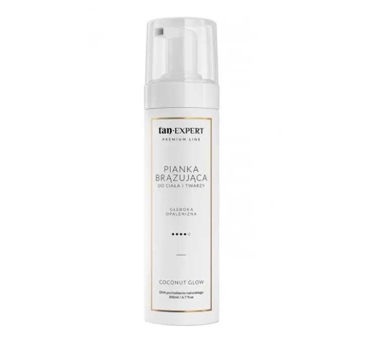 Tanexpert Premium Line pianka brązująca do twarzy i ciała Coconut Glow 200ml