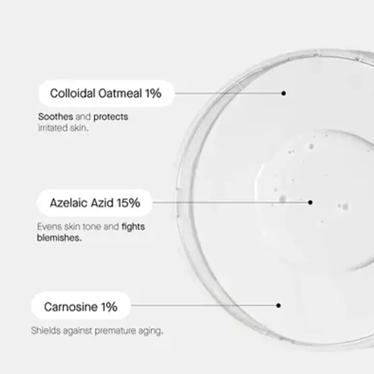 Teramyde AZID 15% Azelaic Acid Treatment rozjaśniające serum-emulsja do twarzy z 15% kwasem azelainowym 30 ml