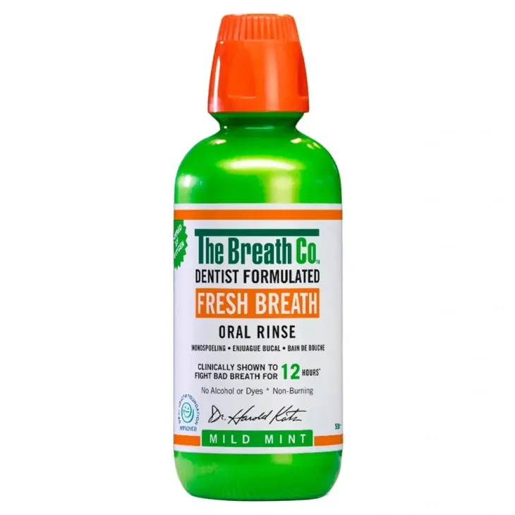 The Breath Co Fresh Breath płyn do płukania jamy ustnej Łagodna Mięta 500 ml