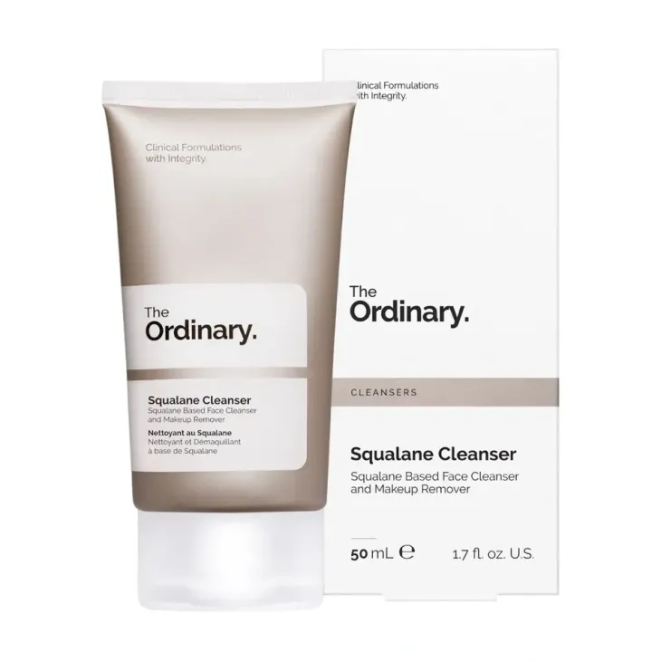 The Ordinary Squalane Cleanser emulsja ze skwalanem do oczyszczania twarzy i demakijażu 50 ml