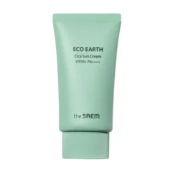 The Saem Eco Earth Cica Sun Cream SPF50+ PA++++ krem przeciwsłoneczny na dzień 50 g