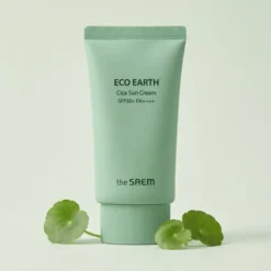 The Saem Eco Earth Cica Sun Cream SPF50+ PA++++ krem przeciwsłoneczny na dzień 50 g