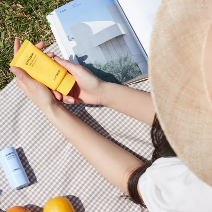 The Saem Eco Earth Light Sun Cream SPF50+ PA++++ krem przeciwsłoneczny na dzień 50 g