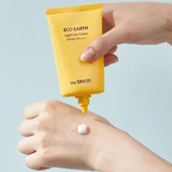 The Saem Eco Earth Light Sun Cream SPF50+ PA++++ krem przeciwsłoneczny na dzień 50 g