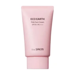 The Saem Eco Earth Pink Sun Cream SPF50+ PA++++ krem przeciwsłoneczny na dzień 50 g
