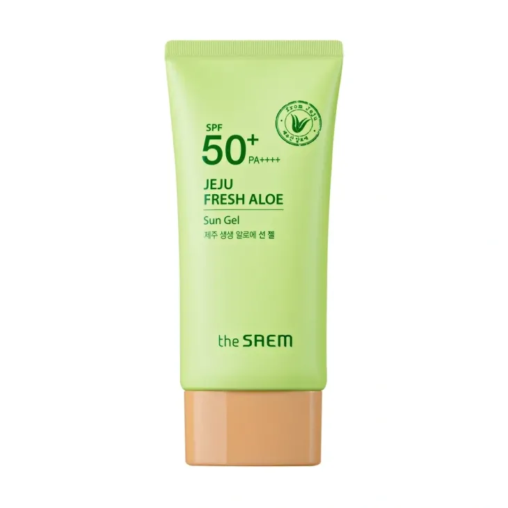 The Saem Jeju Fresh Aloe Sun Gel SPF50+ PA++++ krem do twarzy 50 g