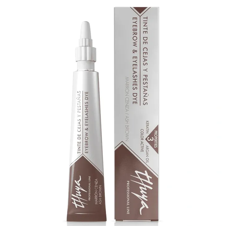 Thuya Eyebrow & Eyelashes Dye farba arganowo-keratynowa do brwi i rzęs Ash Brown 14 ml