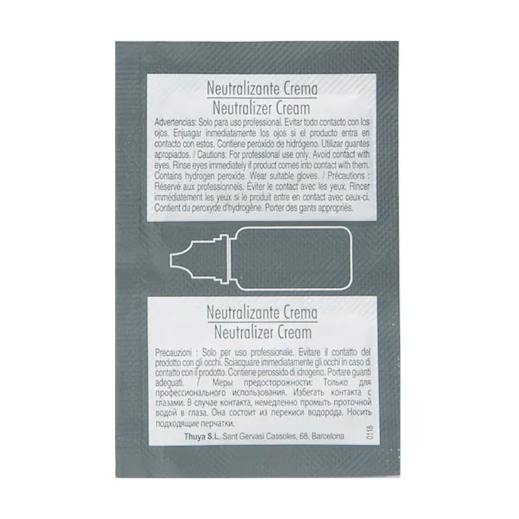 Thuya Neutralizer Cream neutralizator w saszetkach do laminacji brwi i rzęs 2 x 1 ml