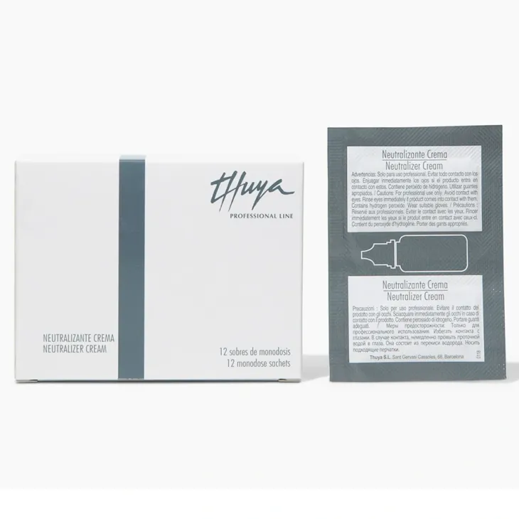 Thuya Neutralizer Cream neutralizator w saszetkach do laminacji brwi i rzęs 12 x 1 ml
