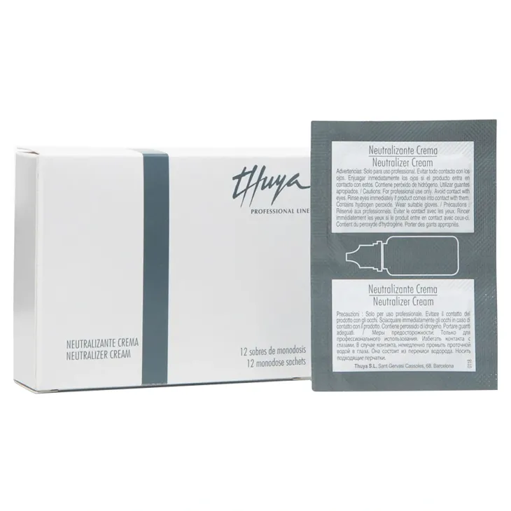 Thuya Neutralizer Cream neutralizator w saszetkach do laminacji brwi i rzęs 12 x 1 ml