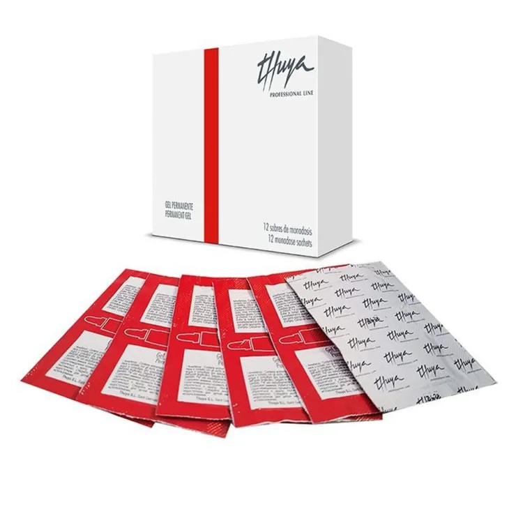 Thuya Permanent Gel żel permanentny w saszetkach do laminacji brwi i rzęs 12 x 1 ml
