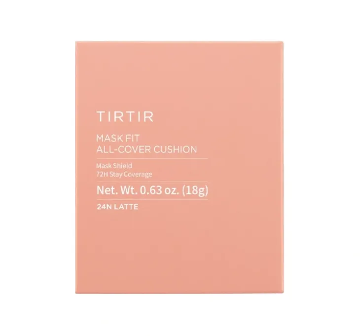 TIRTIR Mask Fit All-Cover Cushion kryjący podkład do twarzy w kompakcie 24N Latte 18 g