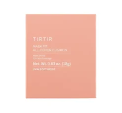 TIRTIR Mask Fit All-Cover Cushion kryjący podkład do twarzy w kompakcie 24W Soft Beige 18 g
